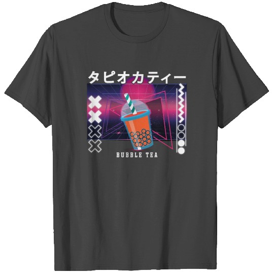 Strawberry Bubble Milk Tea Kawaii Aesthetic Boba V T Shirts