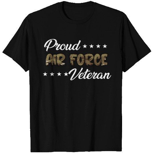 Ocp Bold Proud Air Force Veteran T Shirts