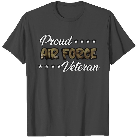 Ocp Bold Proud Air Force Veteran T Shirts