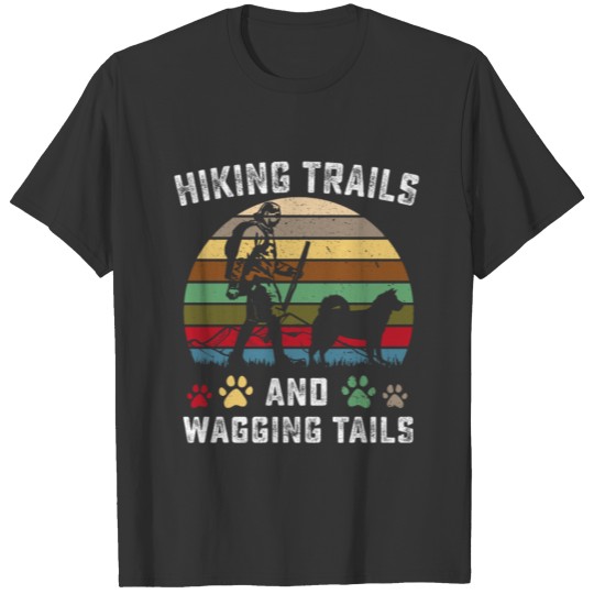 Hiking Trails T Shirts Akita Dog T Shirts Retro Vintag