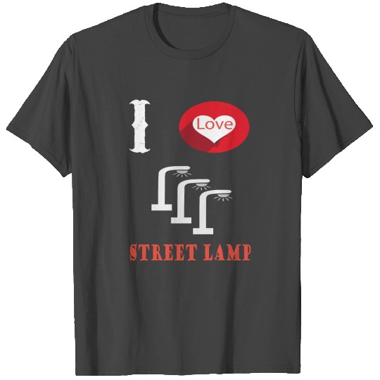 I Love lamp Trendy Funny T Shirts...