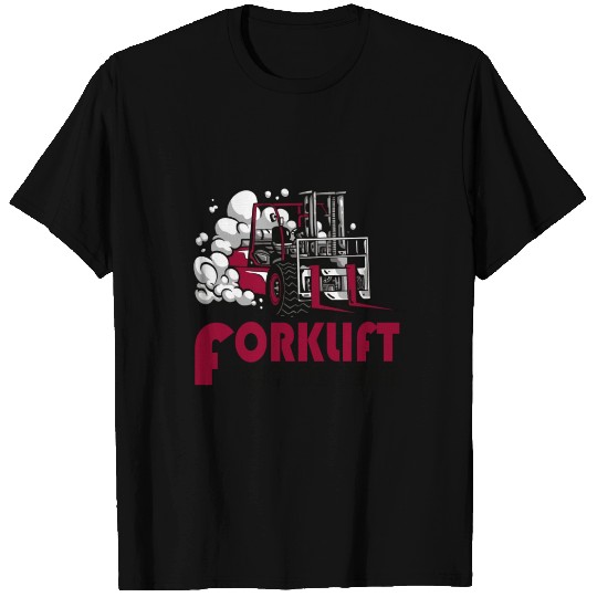Forklift Racing Team T Shirts