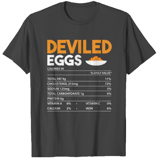 Deviled Eggs Nutrition Facts - Eggs T Shirts
