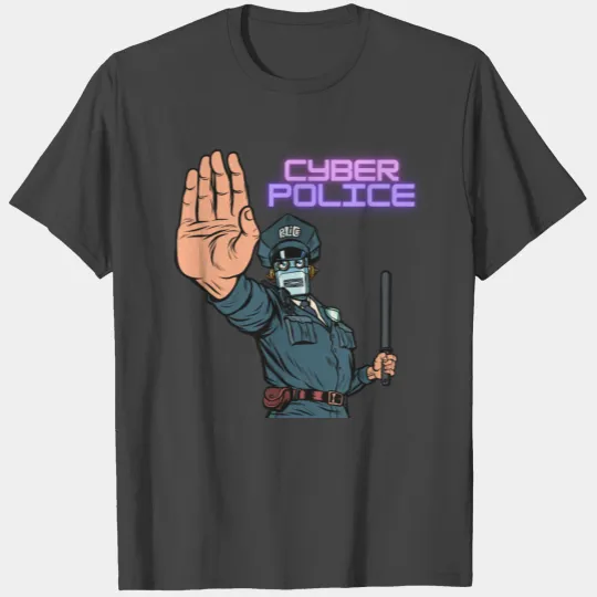Cyber Police, Vice City, Miami Vice, CyberPunk T Shirts