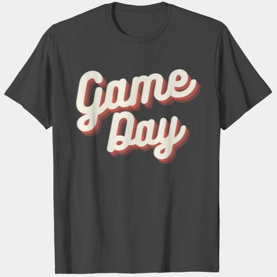Game Day With Leopard Heart Football Lovers T Shirts