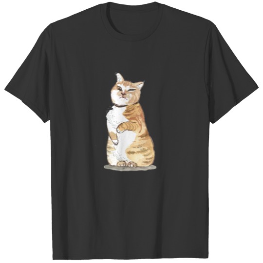 pet cat family cute master T-shirt