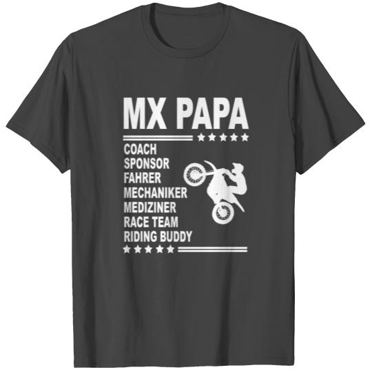 MX Papa Motocross Supercross Dirtbike Gift T Shirts