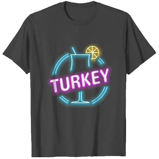 Turkey Cocktail Summer Design T Shirts