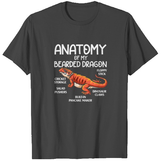 Anatomy Of My Bearded Dragon T Shirts