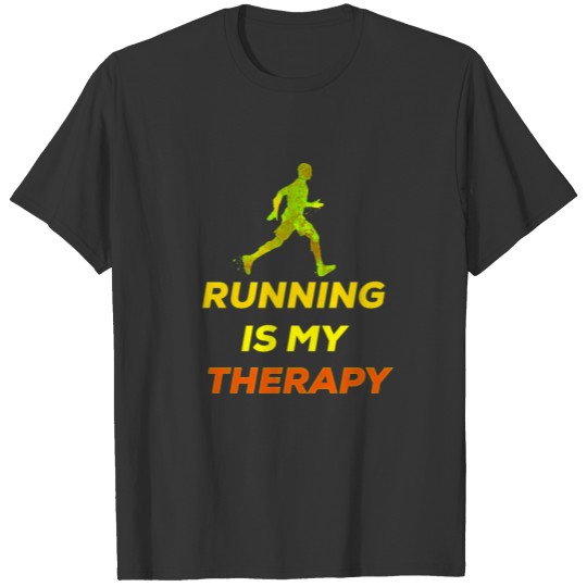 Running jogging sport slogan gift race T-shirt
