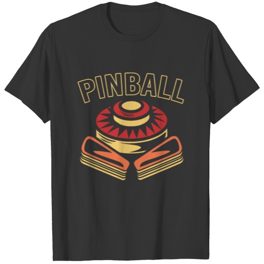 Retro Arcade Game Flipper Pinball T-shirt