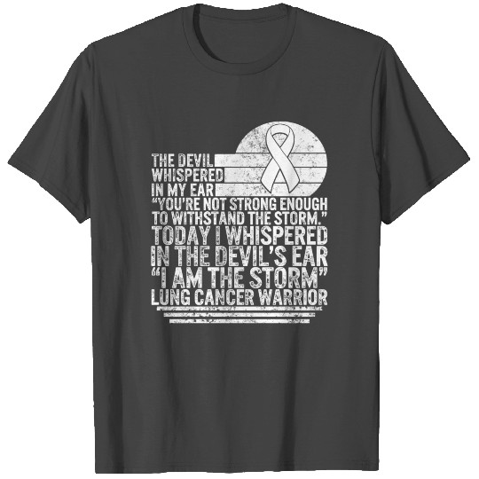 Lung Cancer Warrior, I Am The Devil, Lung Cancer T Shirts