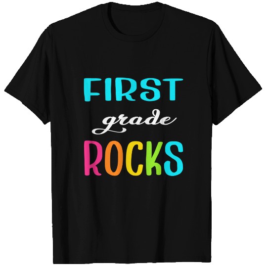 First Grade Rocks Back To School T Shirts