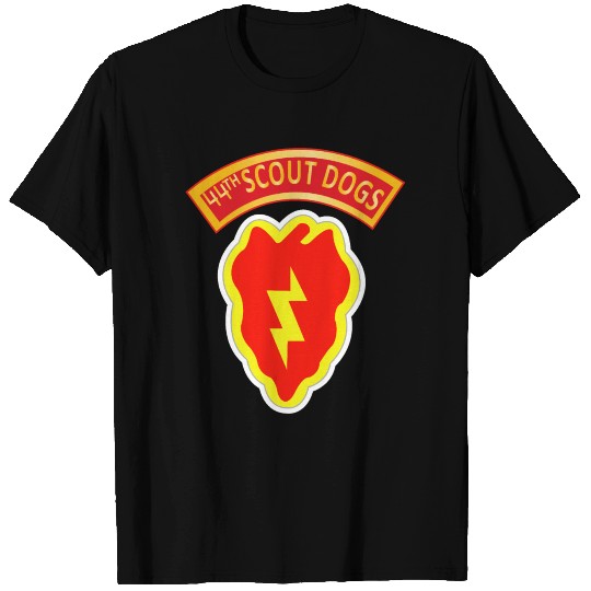 Army 44th Scout Dog Platoon 25th Infantry Div T Shirts