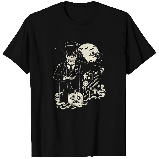 Horror Art Skeleton Candyman Psychobilly Lowbrow A T Shirts