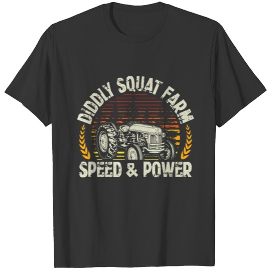 Diddly Squat Farm Speed And Power Tractor Farmer T-shirt