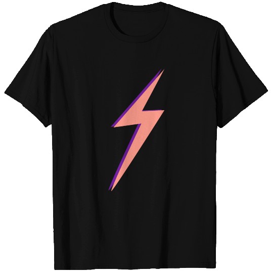 double Lightning Bolt Purple And Pink T Shirts