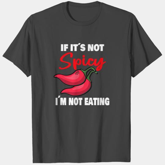 Spicy Food Lover Chili Peppers Chef Cuisine Spice T Shirts
