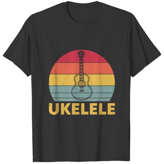 Vintage Ukelele Player Guitar String Music T-shirt