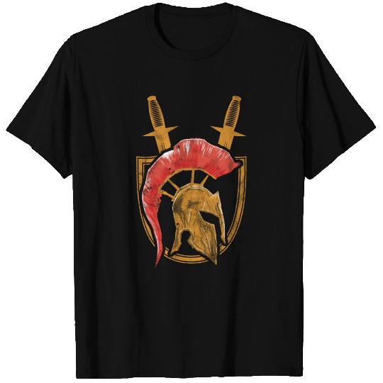 Sparta Greek Mythology War Enthusiasts T Shirts