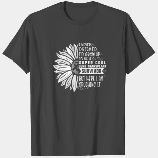 Super Cool Lung Transplant Survivor, Lung Cancer T Shirts