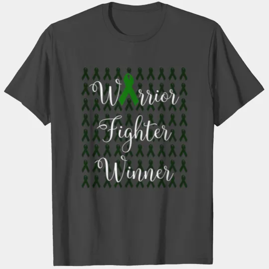 Gallbladder Cancer Kelly Green Cancer Ribbon Aware T Shirts