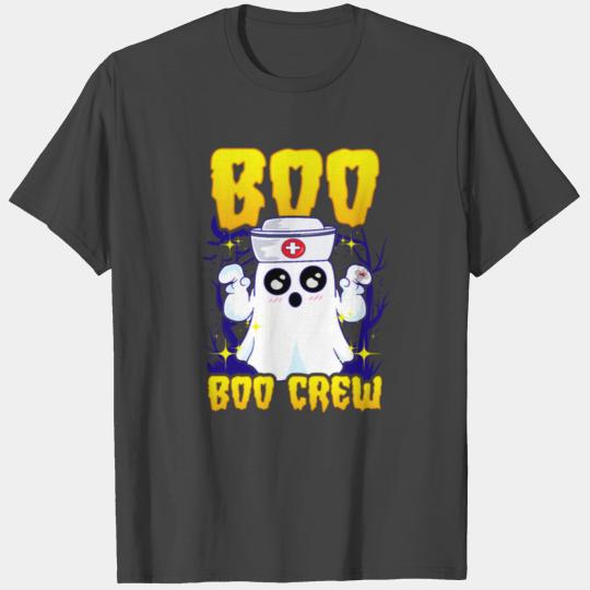 Boo Boo Crew Nurse Ghost Funny T ShirtBoo Boo Crew T Shirts