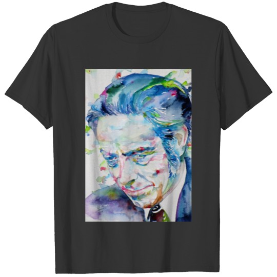 Alan Watts T ShirtALAN WATTS watercolor portrait T-shirt