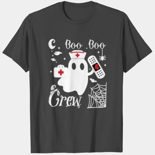 Boo Boo Crew Nurse Ghost Funny T ShirtBoo Boo Crew T Shirts
