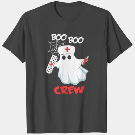 Boo Boo Crew Boo Boo Crew Ghost Nurse Halloween T Shirts