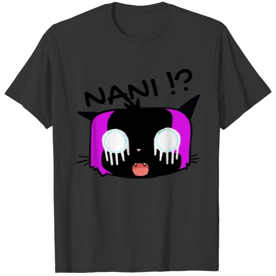 Nani Japan Cosplay Anime Neko Katze T-shirt