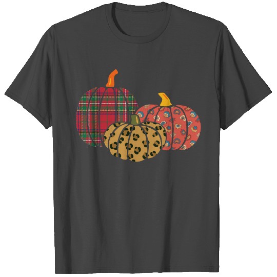 Cottagecore Halloween Pattern Pumpkins T Shirts