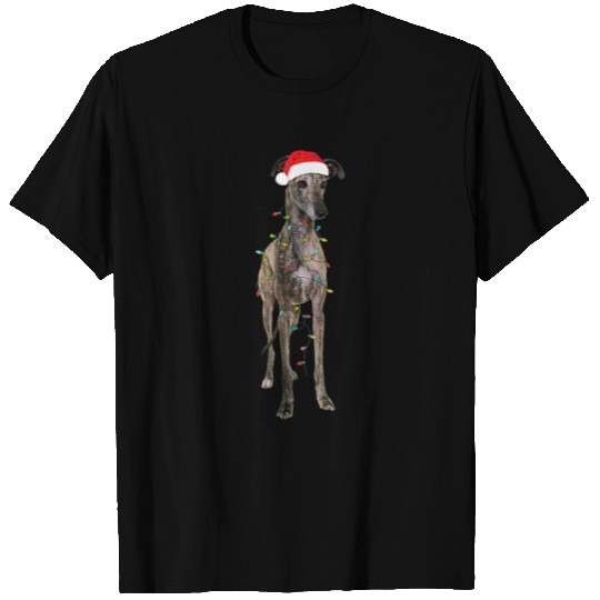 Christmas Greyhound Gift Greyhound Dog Funny Santa T Shirts