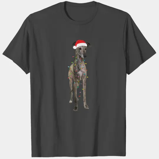 Christmas Greyhound Gift Greyhound Dog Funny Santa T Shirts