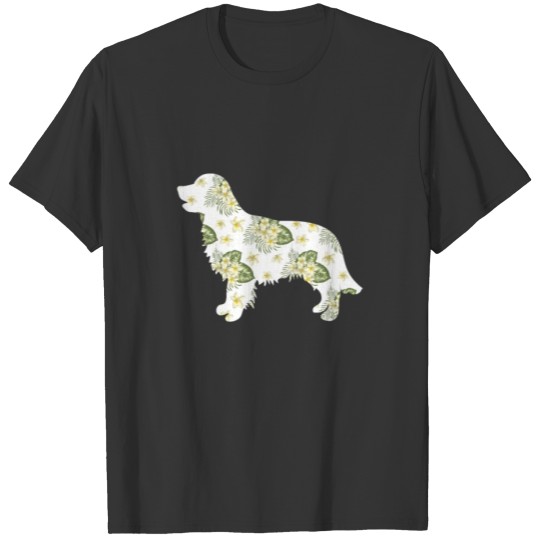 Hawaiian Golden Retriever Dog T-shirt
