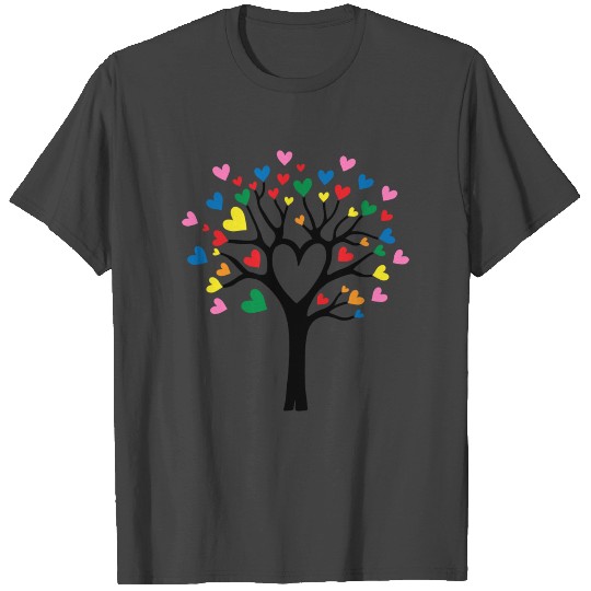 Heart tree T Shirts