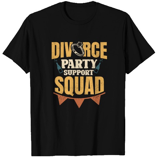 Just Divorced Divorce Party Support Squad T Shirts