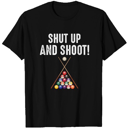 Billiards Game Pool Player Cue Sports Funny Saying T Shirts
