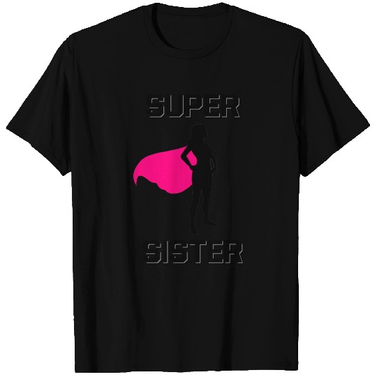 Super Sister Superhero siblings T Shirts