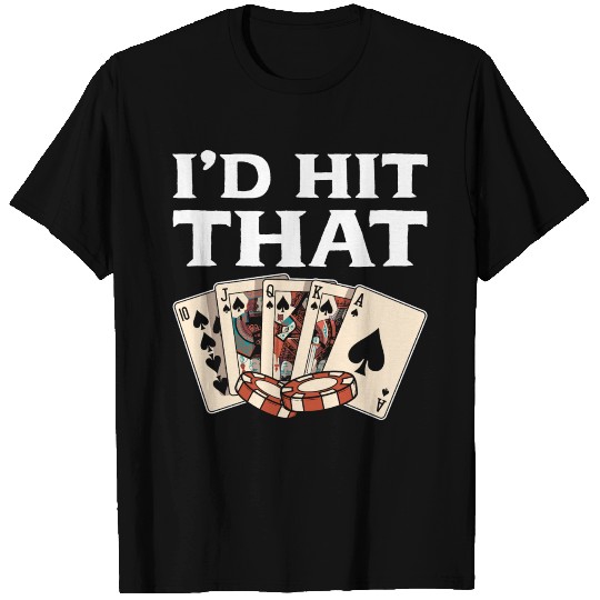 Casino Blackjack Id Hit That Men T Shirts