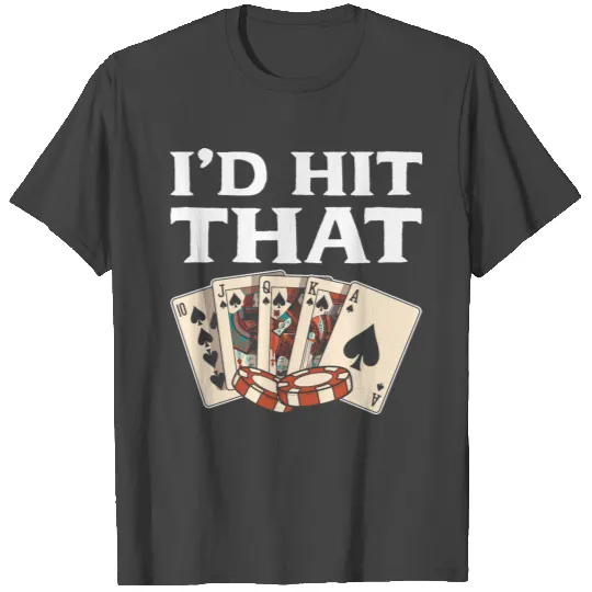 Casino Blackjack Id Hit That Men T Shirts