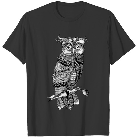 vintage owl wild life relaxe T Shirts