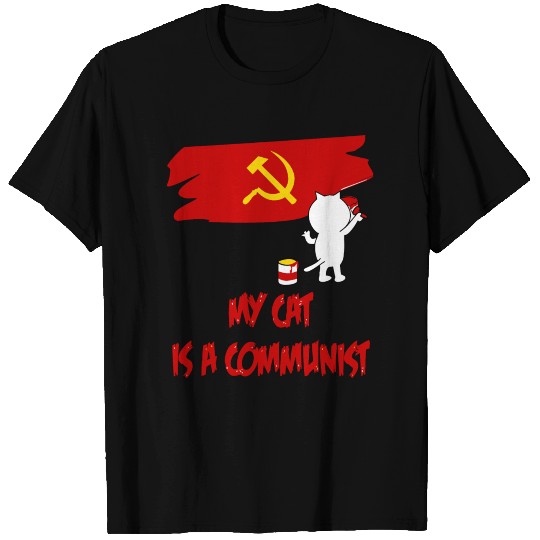 my cat is a communist 2 vectorized T Shirts