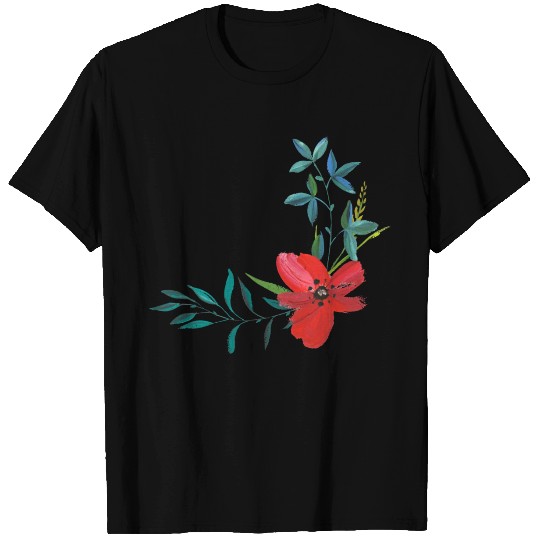 hand painted - flower T Shirts