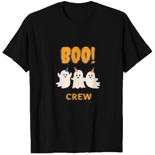 BOO! Crew Halloween Designs T Shirts