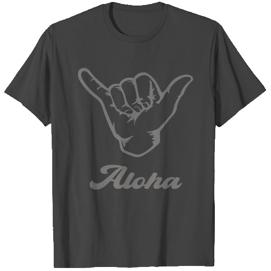 Aloha Shaka Hawaii Hawaiian Hand Sign Hang Loose T Shirts