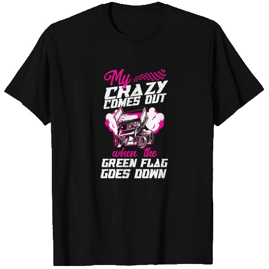 Dirt Track Racing Race Sprint Car T Shirts