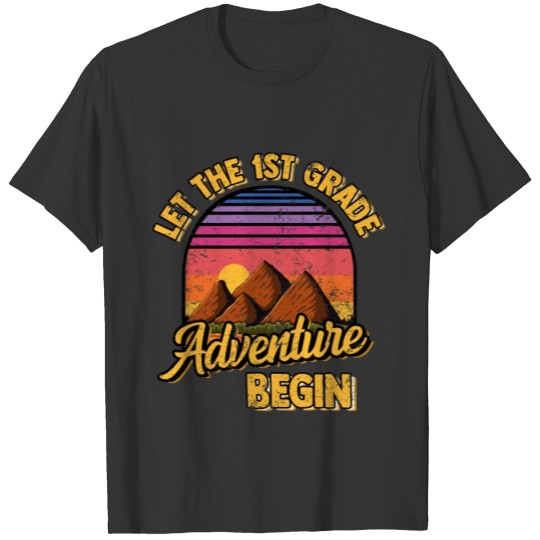Vintage Let the 1st Grade Adventure Begin T-shirt