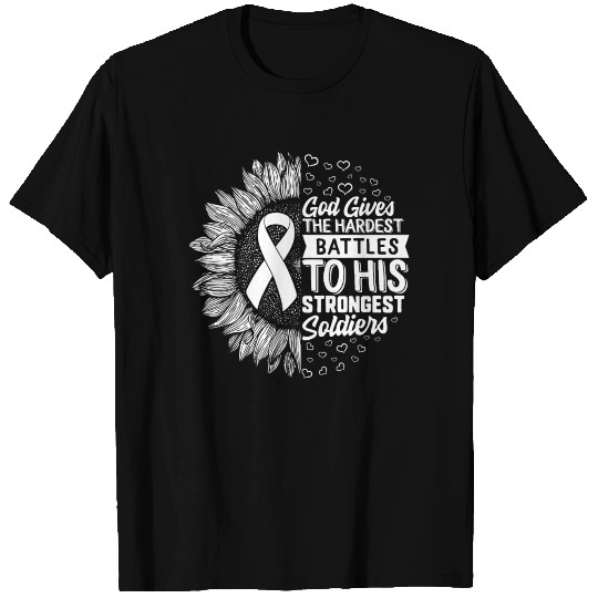 Lung Cancer Awareness T Shirts, God Gives the