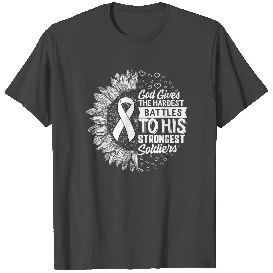 Lung Cancer Awareness T Shirts, God Gives the